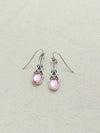 Bohemian Sea Blue Faux Gemstone Pendant Earrings