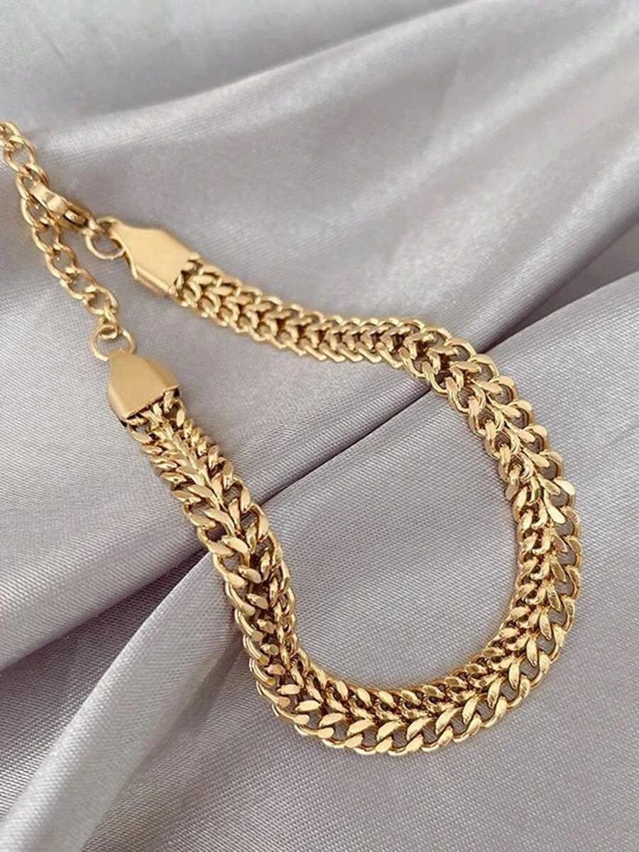 Waterproof Stainless Steel Wheat Chain Beach Bracelet