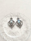 Vintage Bohemian Teardrop Gemstone Earrings