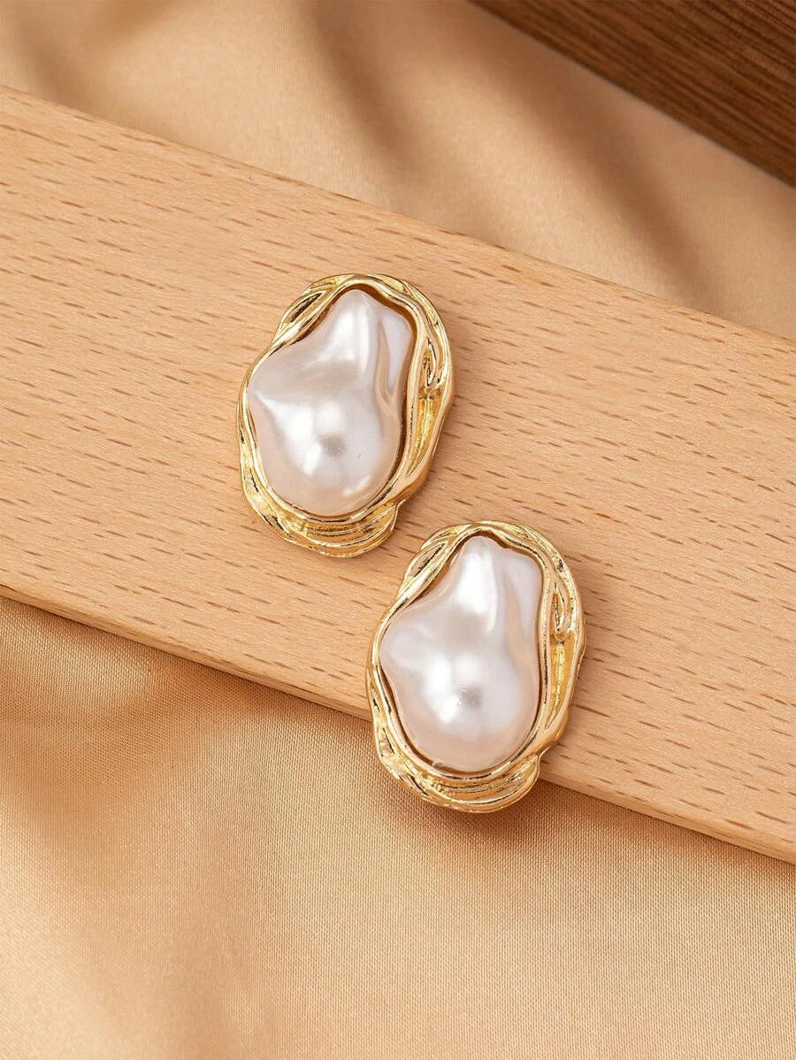 Vintage Pearl Drop Earrings