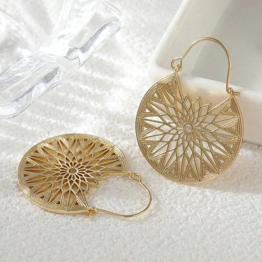 Classic Copper Hoop Earrings