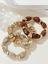Vintage Multi-Layer Beaded Bracelet Set