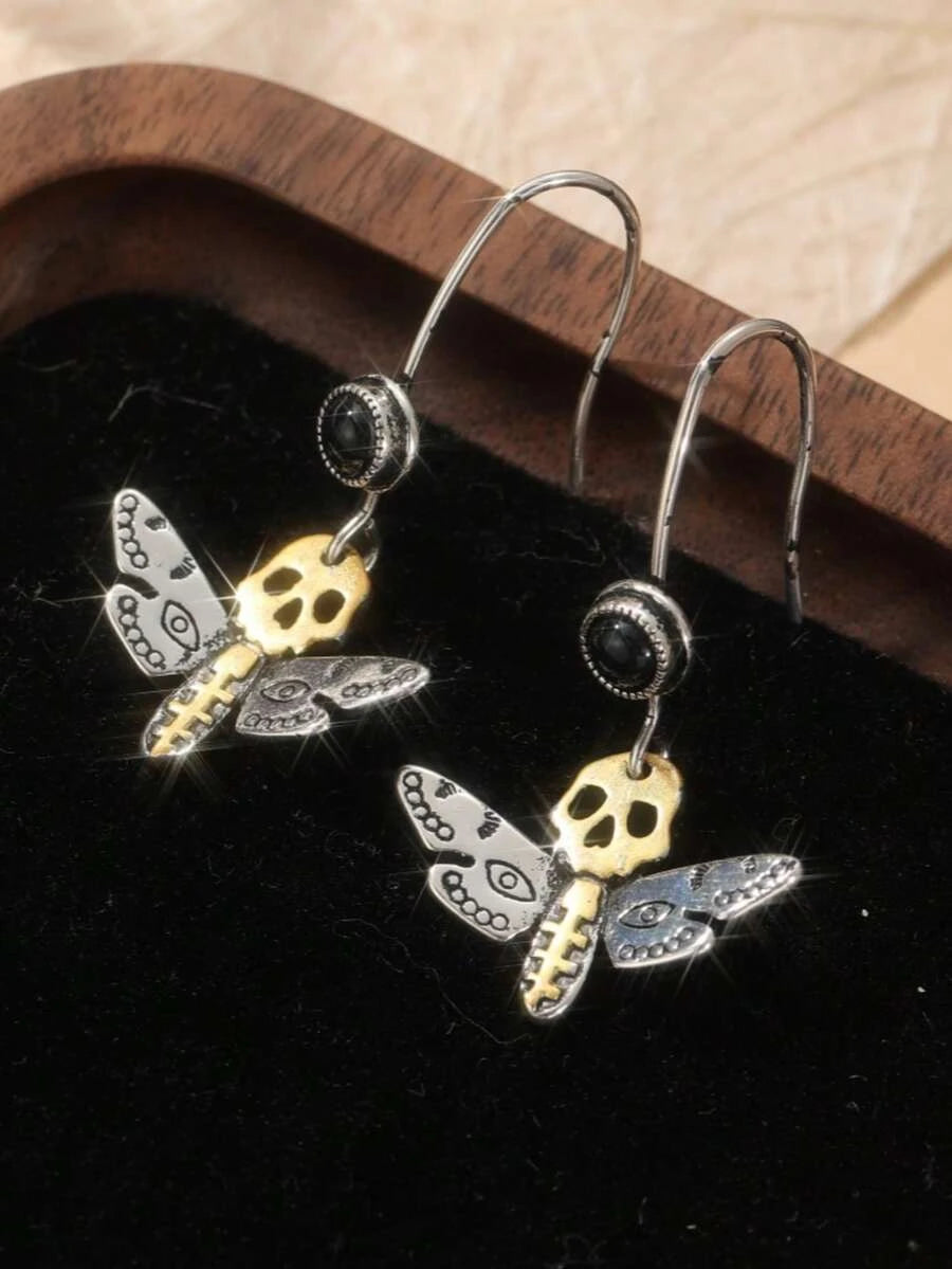 Vintage Copper Boho Drop Earrings