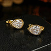 French Vintage Water Drop Zirconia Earrings