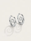 Gold Plated Spiral Earrings