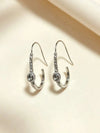 Vintage Bohemian Geometric Faux Opal Earrings
