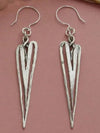 Vintage Hollow Heart Pendant Earrings