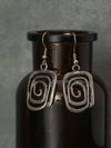 Vintage Inspired Geometric Metal Dangle Earrings