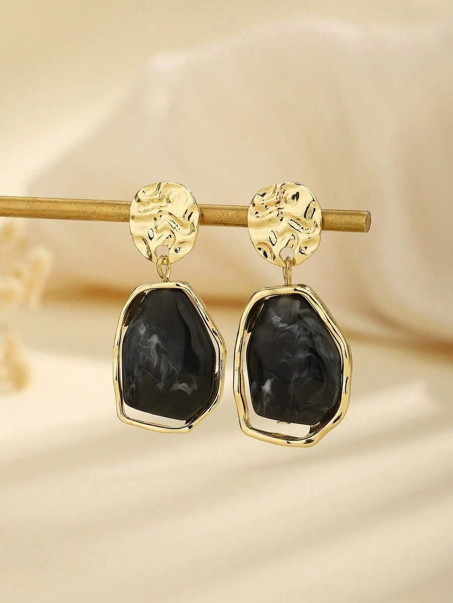 Bohemian Resin Drop Earrings