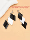 Retro Leaf Tassel Earrings