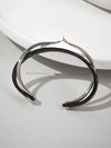 Andkiss Structured Layered Cuff Bangle
