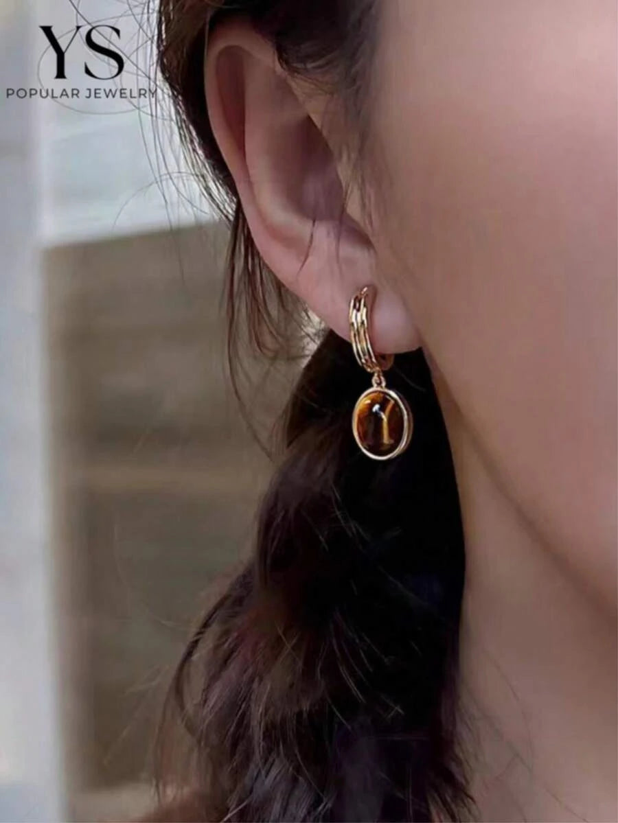 Vintage C Shape Earrings