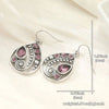 Vintage Bohemian Silver Dangle Earrings