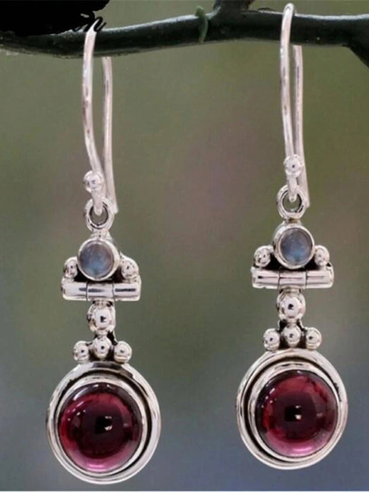 Vintage Moonstone Drop Earrings