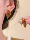 French Gradient Blue Earrings