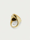 Glisma Gold Plated Geometric Open Ring