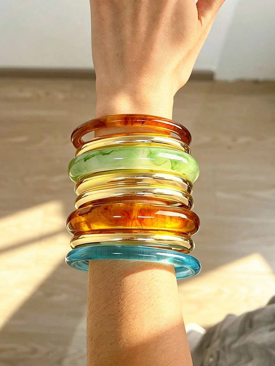 Vintage Red Bracelet Set
