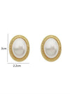 French Vintage Faux Pearl Stud Earrings