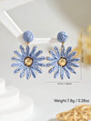 Handmade Raffia Sunflower Earrings