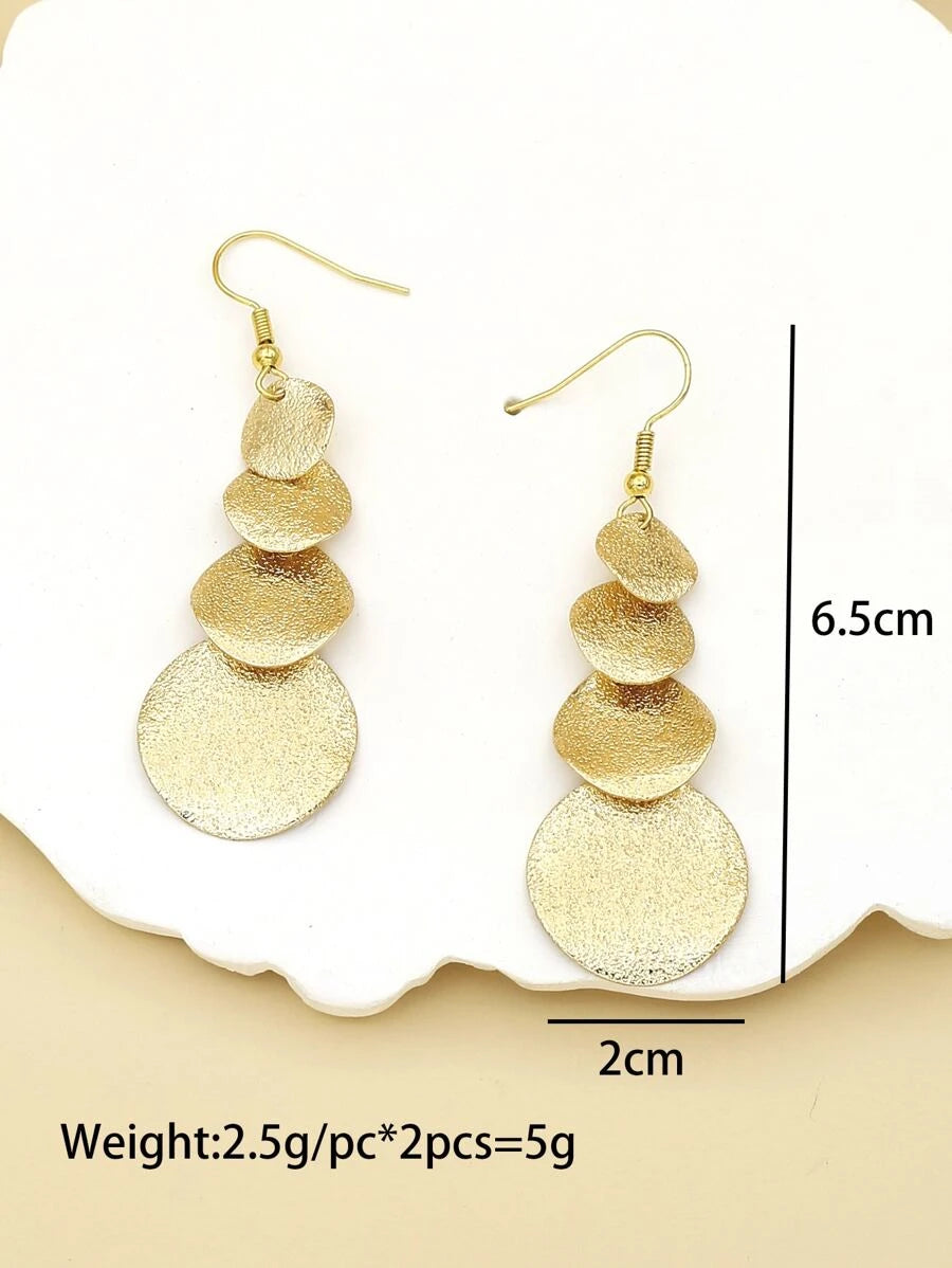 European Fringe Drop Earrings