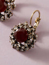 Rhinestone Decor Stud Earrings