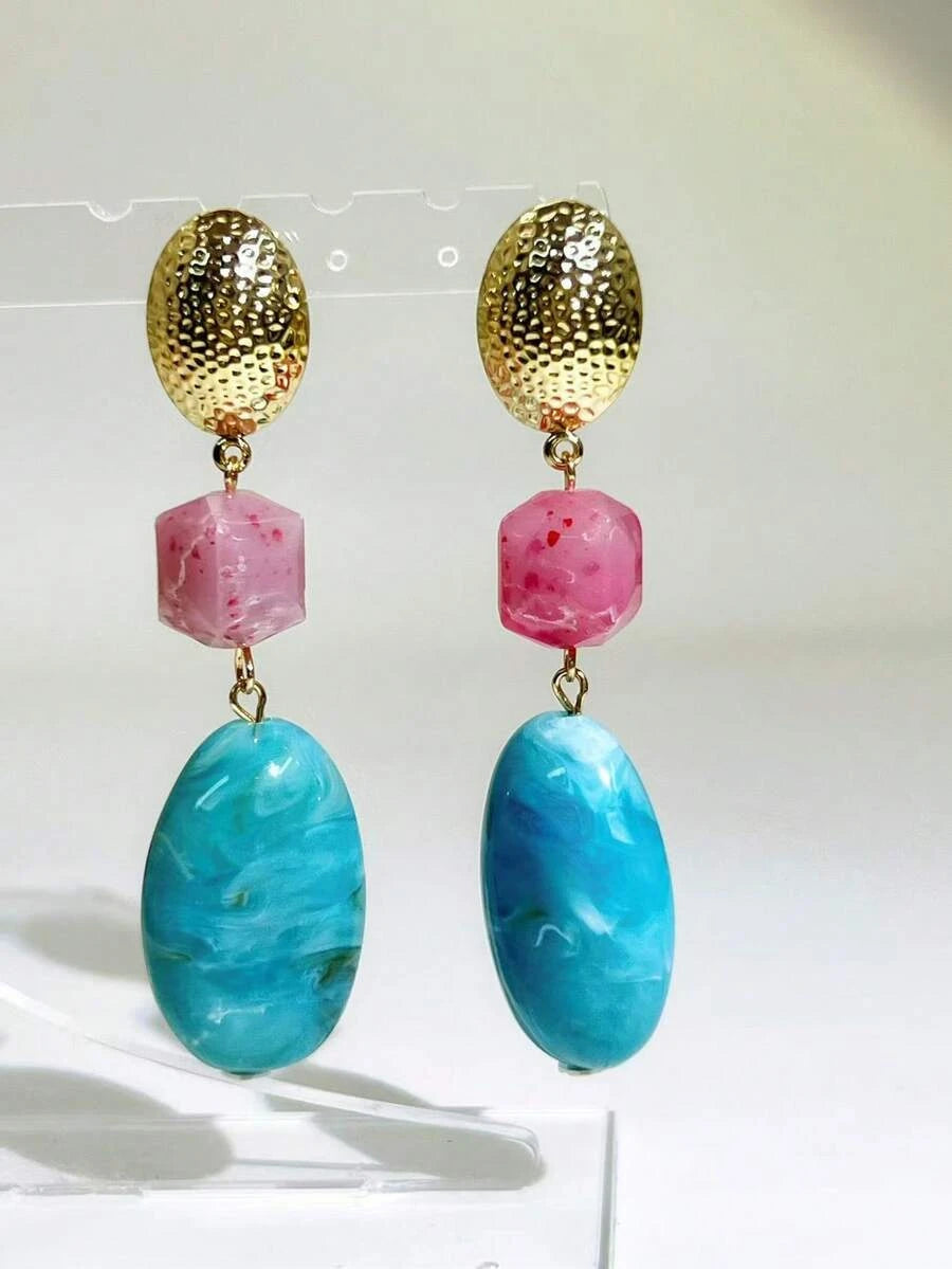 Bohemian Gold Drop Earrings