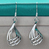 Twisted Wave Teardrop Earrings