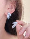 French Gradient Blue Earrings