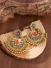 Multicolor Rhinestone Statement Earrings
