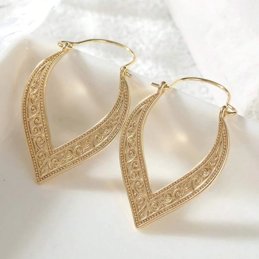Classic Copper Hoop Earrings