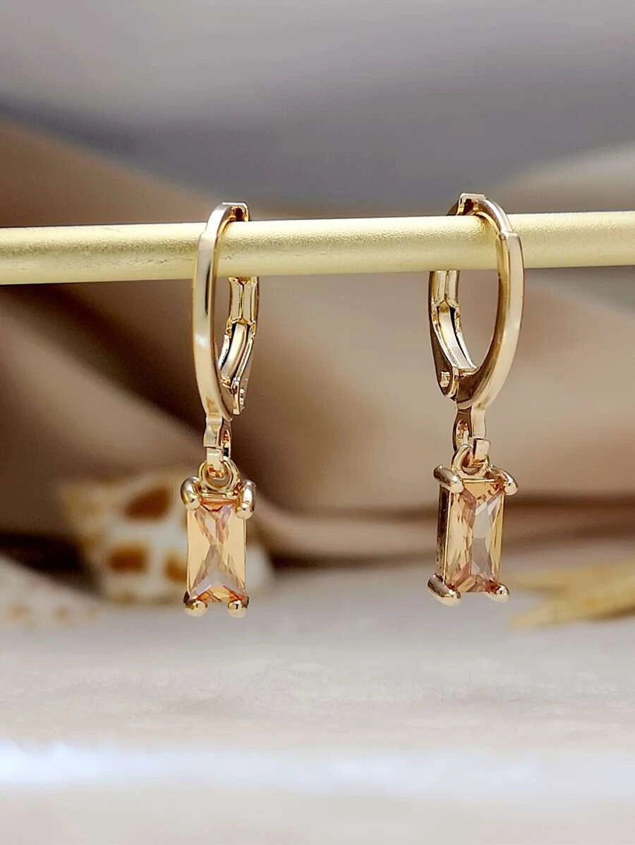 Geometric Drop Earrings