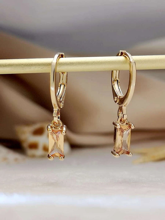Geometric Drop Earrings