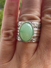 Vintage Silver Thick Band Ring