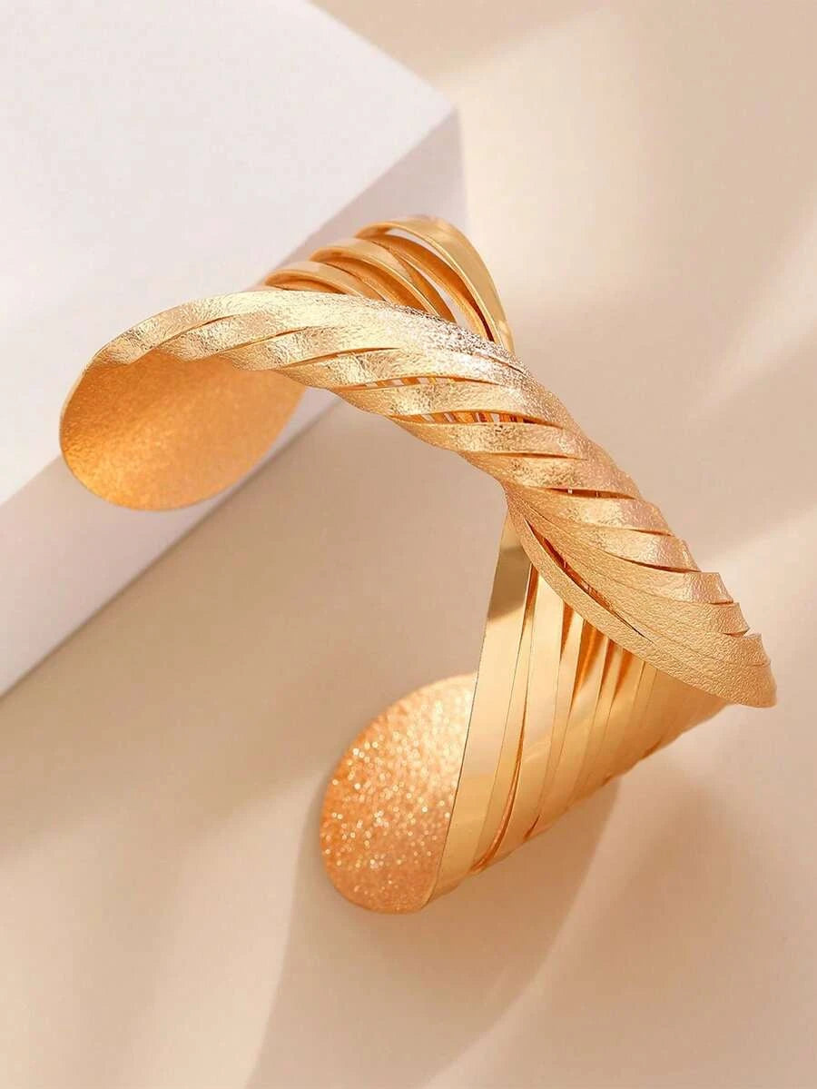 Minimalist Bohemian Wide Bracelet
