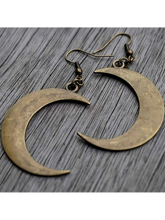 Vintage Crescent Moon Earrings