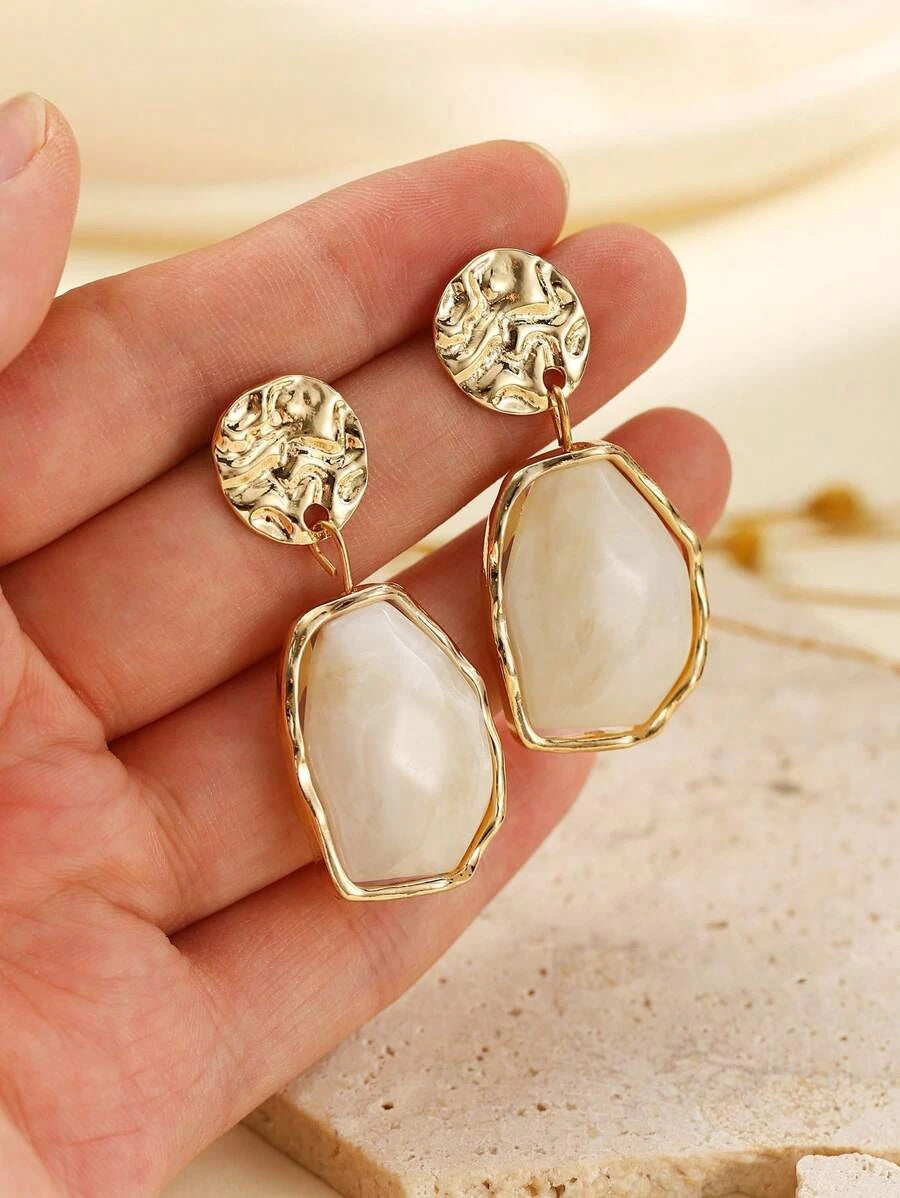 Bohemian Resin Drop Earrings