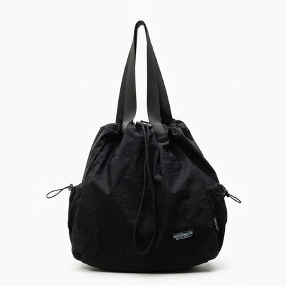 Drawstring backpack/tote hybrid — Studio - Gradient | Generated by Modelize