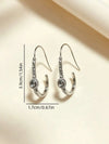 Vintage Bohemian Geometric Faux Opal Earrings