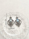 Vintage Bohemian Teardrop Pendant Earrings