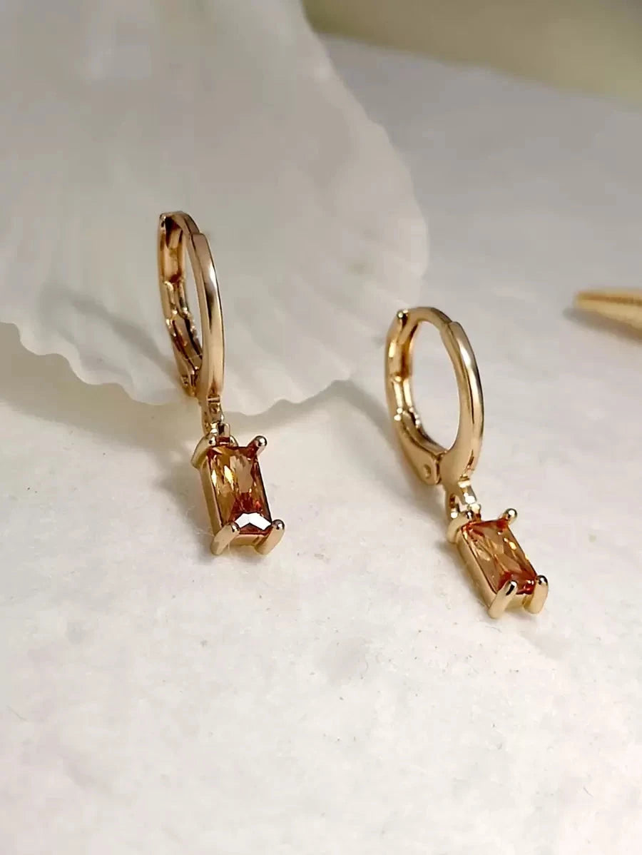 Geometric Drop Earrings