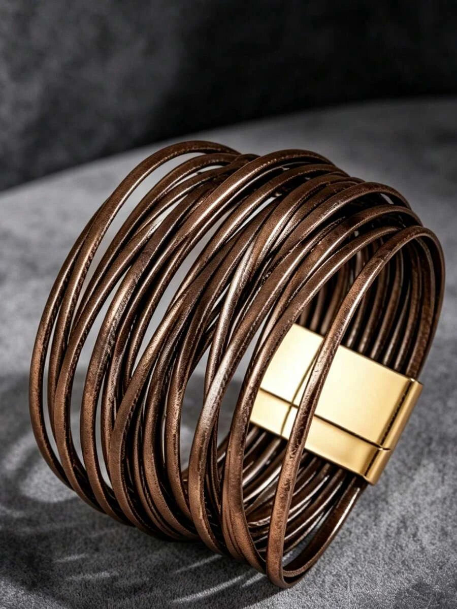 Bohemian PU Leather Multi-Layer Bracelet