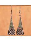 Bohemian Vintage Triangle Dangle Earrings