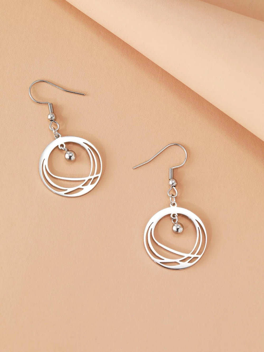 Aomogo Stainless Steel Drop Earrings