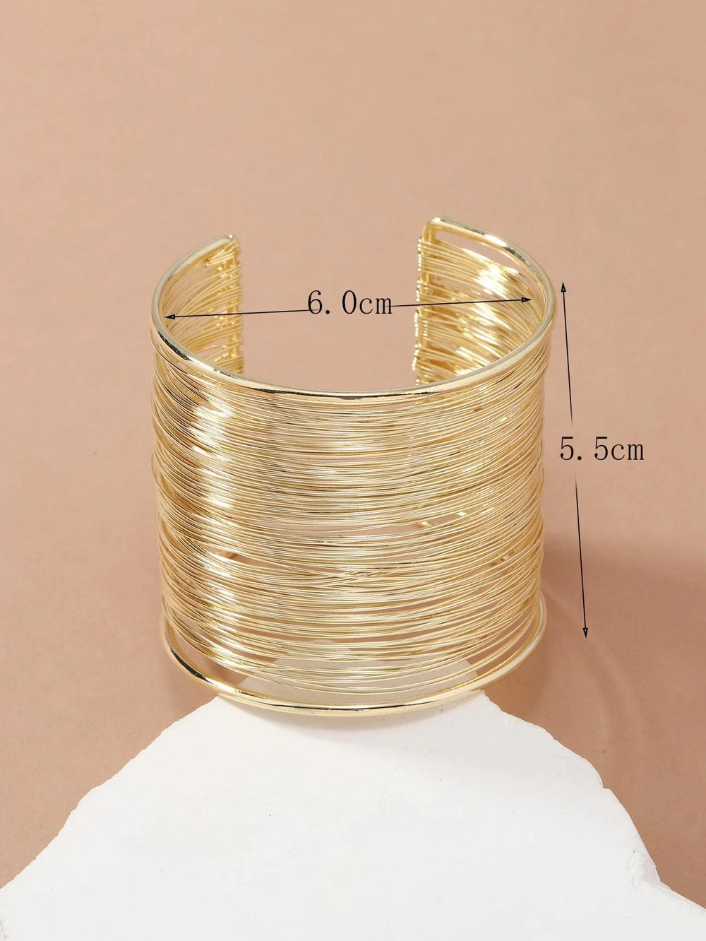 Gold Plated Wire Wrapped Bracelet