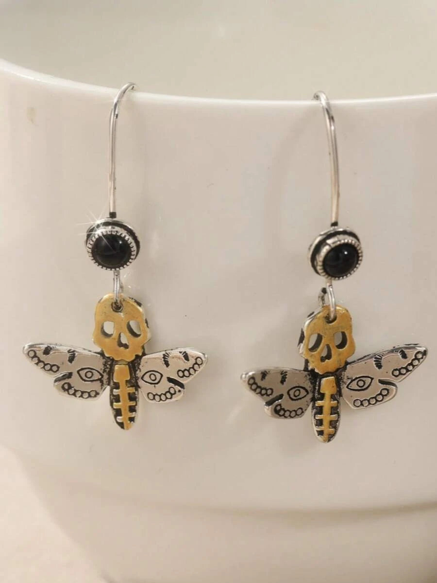 Vintage Copper Boho Drop Earrings