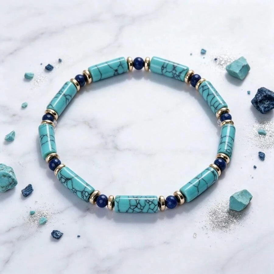Turquoise Stone Jewelry Set