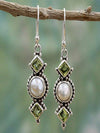 Vintage Asymmetric Geometric Drop Earrings