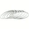 Glossy Thin Round Bangle Bracelet Set