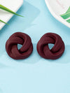 Chic Lacquered Geometric Earrings