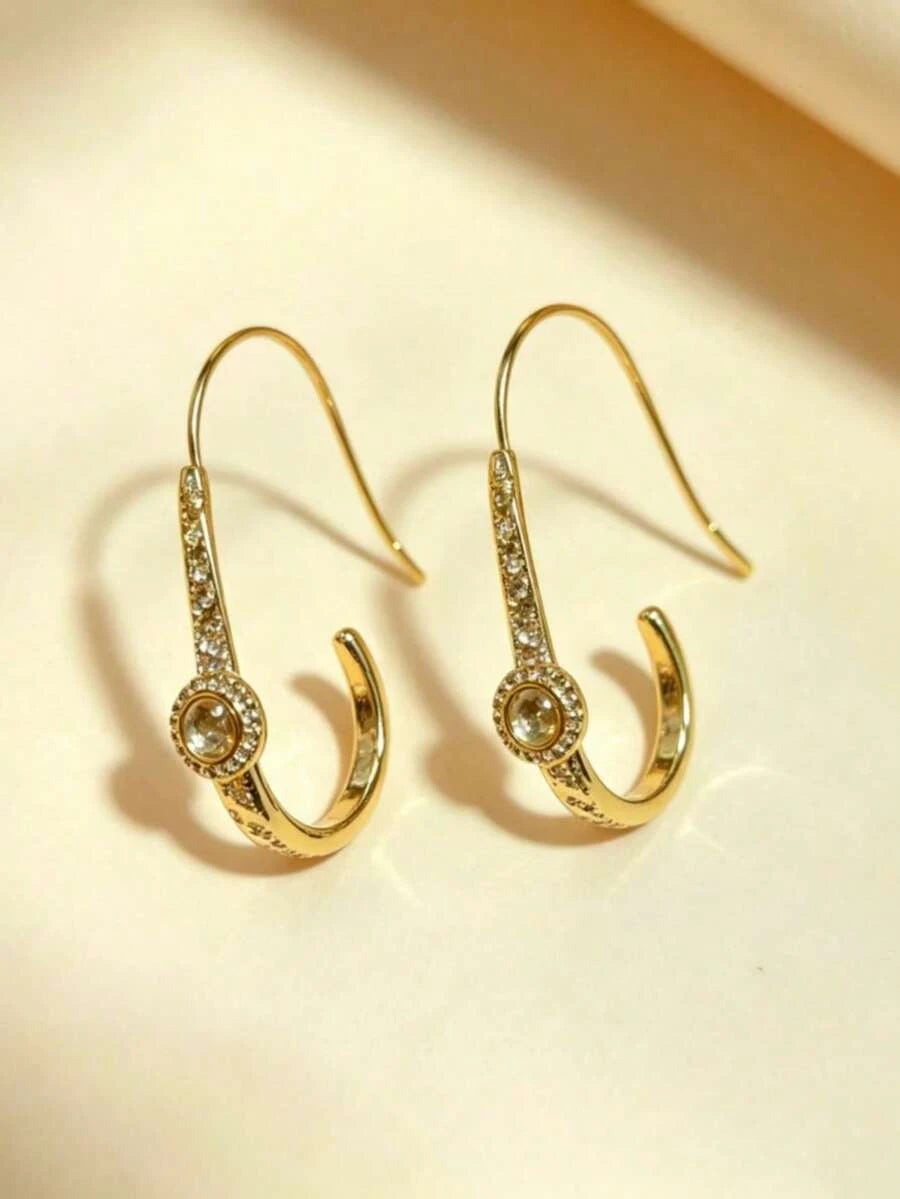 Vintage Bohemian Geometric Faux Opal Earrings